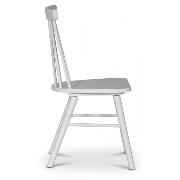 PiPi ovalt matgrupp 240 cm inkl 8 st vita Orust pinnstolar - Oljad ekfanr