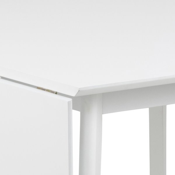 Table à manger Roxby 80-120 cm - Blanc Table à manger Roxby 80-120 cm - Blanc