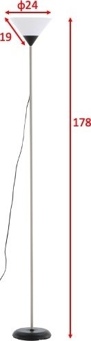 Lampadaire Batang - Gris clair Lampadaire Batang - Gris clair