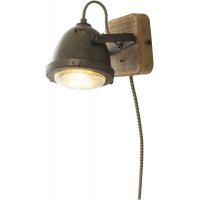 Vägglampa Alaska - Järngrå/trä Vägglampa Alaska - Järngrå/trä