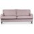 Howard London Premium 3-sits rosa soffa