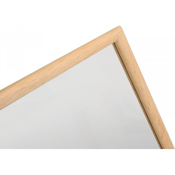 Cirkus spegel 40 x 80 cm - Vitpigmenterad ek Cirkus spegel 40 x 80 cm - Vitpigmenterad ek