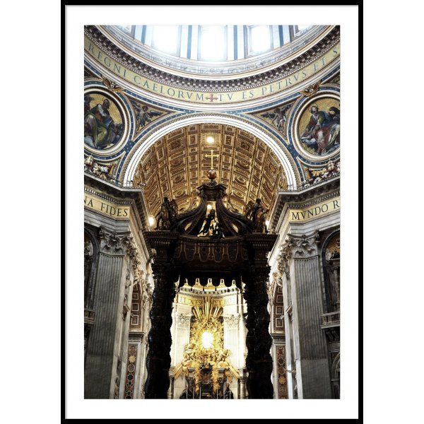 ST PETERS BASILICA - Poster 50x70 cm ST PETERS BASILICA - Poster 50x70 cm