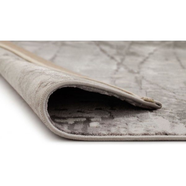 Machinaal geweven vloerkleed Galya Brick - Grijs Machinaal geweven vloerkleed Galya Brick - Grijs