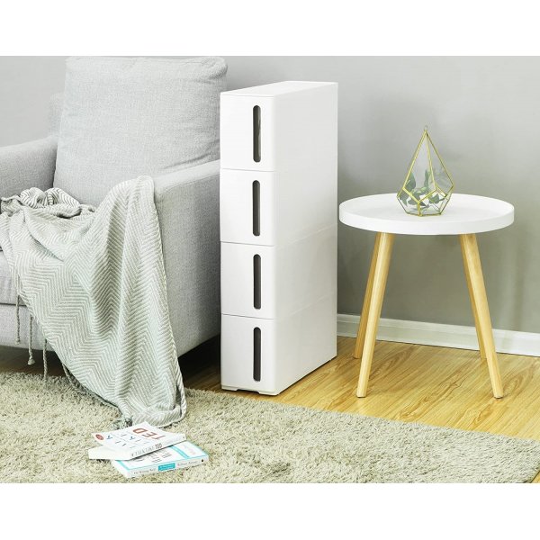 Armoire Abatur 83 cm - Blanc/marron Armoire Abatur 83 cm - Blanc/marron