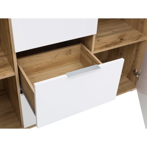 Buffet Zele - Chêne Wotan/blanc Buffet Zele - Chêne Wotan/blanc