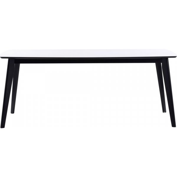 Mckenzie matbord 190 cm - Vit/svart