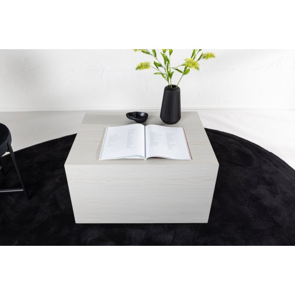 Table basse York 80 x 60 cm - Chaux