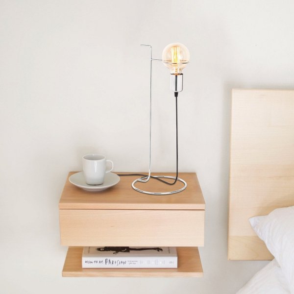 Pota bordslampa - Krom