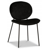 Rondo stol - Svart (Sammet)/svart Rondo stol - Svart (Sammet)/svart