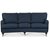 Howard Watford deluxe 4-sits svängd soffa - Blå