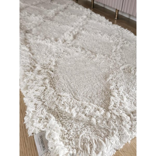 Tapis Ravi - Blanc cass