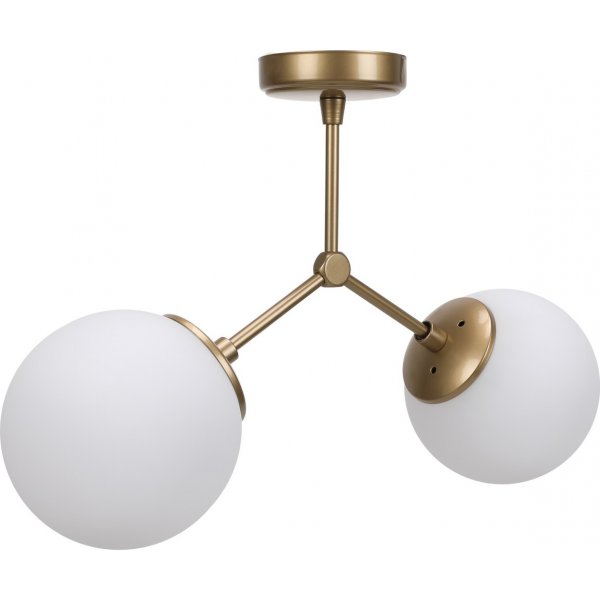 Damar taklampa 6332 - Guld/vit