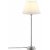 Lampe de table Kent - Blanc cass/chrome - 58 cm