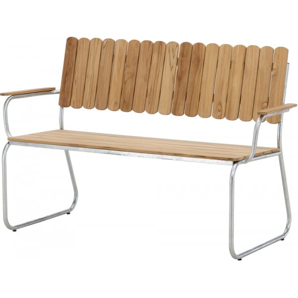 Holmsund sittbänk - Natur/Silver Holmsund sittbänk - Natur/Silver