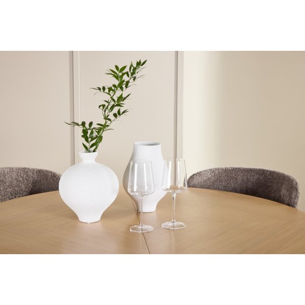 Matbord Strada med 4 st Astoria stolar - Brun/whitewash + 3.00 x Möbeltassar Matbord Strada med 4 st Astoria stolar - Brun/whitewash + 3.00 x Möbeltassar