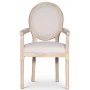 Cholet karmstol - Antik finish / Linne
