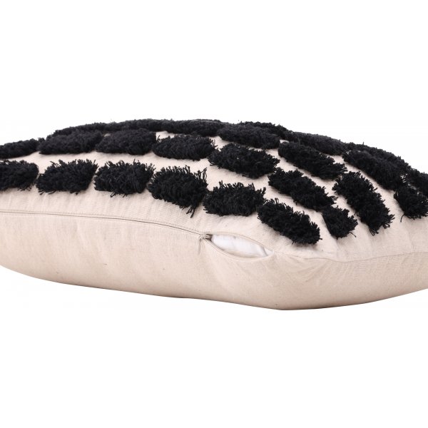 Lova kuddfodral 50 x 30 cm - Beige/svart