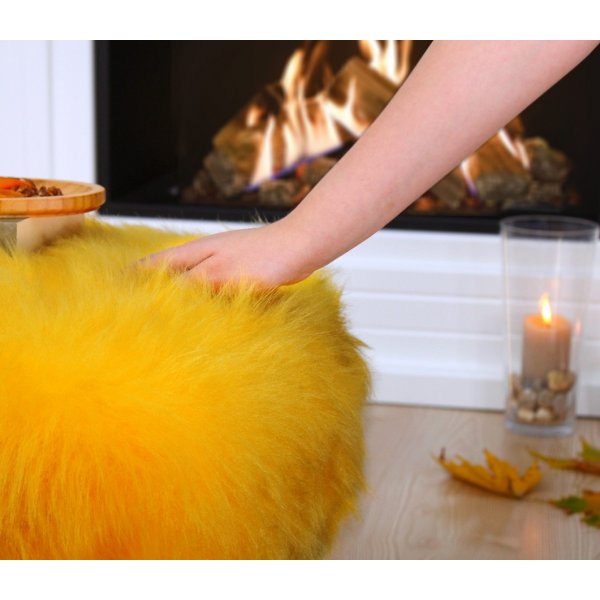 Deer sittpuff - Gul Deer sittpuff - Gul