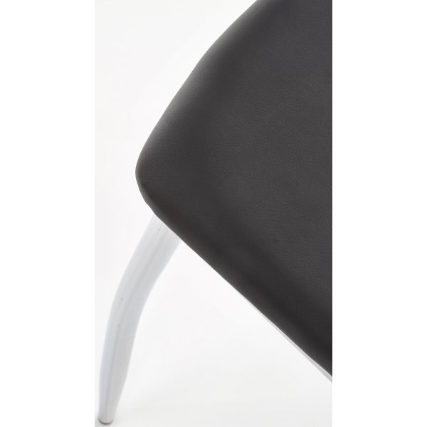 Chaise Theodor - Noir/chrome Chaise Theodor - Noir/chrome