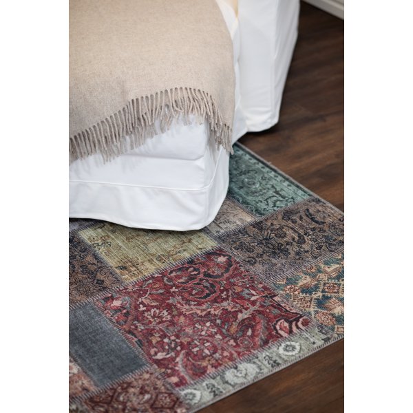 Patchwork patchwork vloerkleed Veelkleurig Patchwork patchwork vloerkleed Veelkleurig