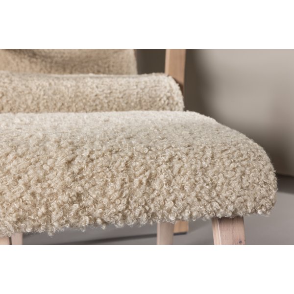 Fårö loungestol - Brun Fårö loungestol - Brun