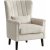 Fauteuil Linnea - Crme boucl