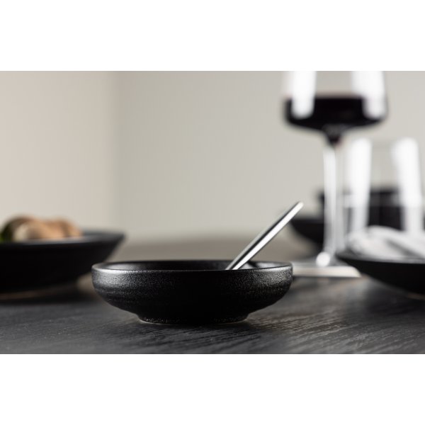 Wabi sabi sauskom 10 cm - Zwart