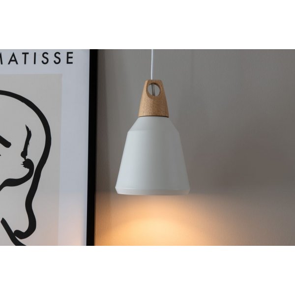 Marhult taklampa - Vit