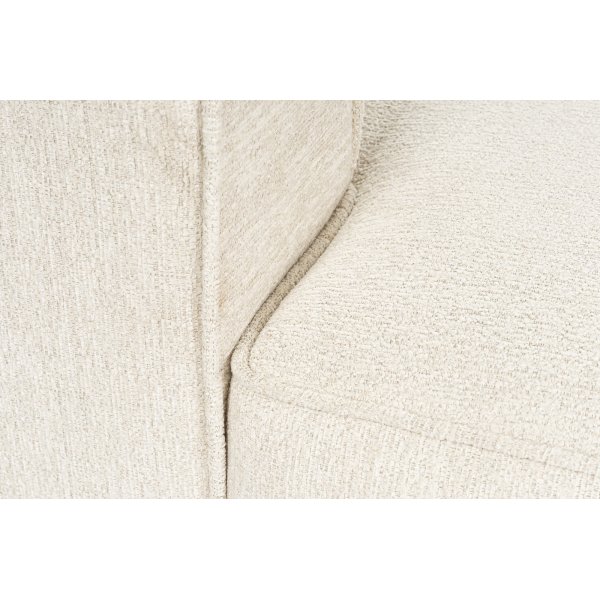More 2-sits soffa med ppet avslut vnster - Cream