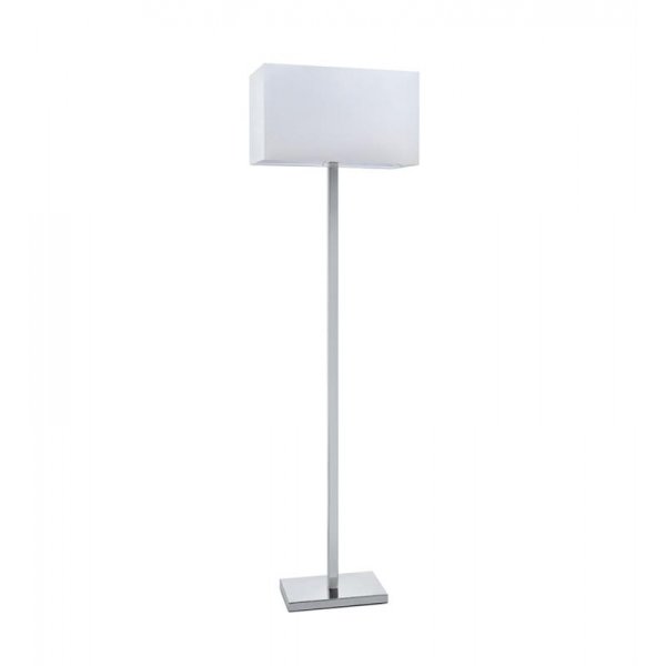 Savoy Golvlampa - Krom/Vit