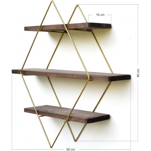 Walter v�gghylla 74 - Valn�t/guld