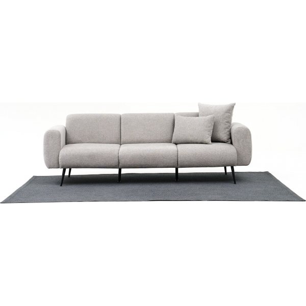 Canap d\\\'appoint 3 places - Gris clair