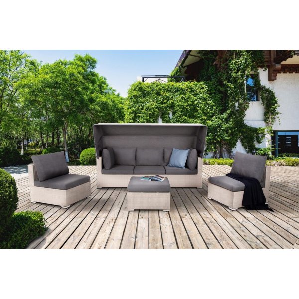 Modulsoffa Vigo - Beige/beige melerad Modulsoffa Vigo - Beige/beige melerad