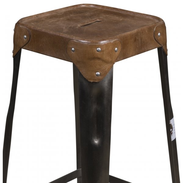 Karlskrona barstol - Metall/läder Karlskrona barstol - Metall/läder