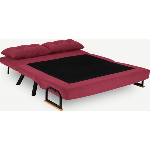 Canap convertible 2 places Sando - Rouge