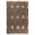 Tapis en laine Dahlia - Marron fonc