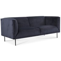 Nelly 3-sits soffa - Mörkblå sammet Nelly 3-sits soffa - Mörkblå sammet