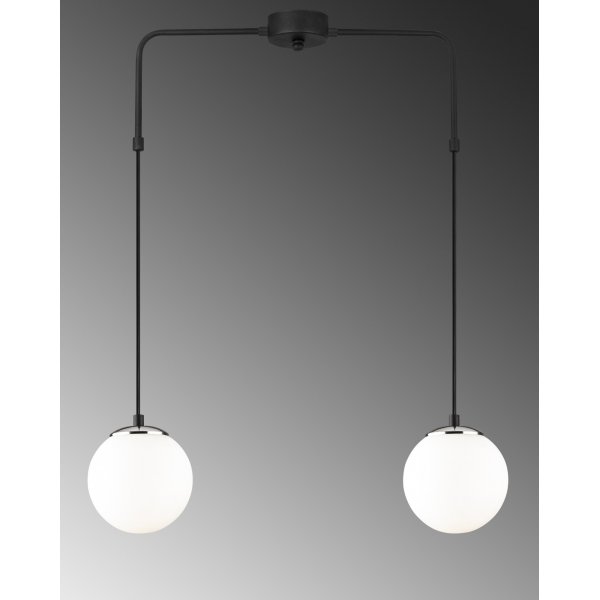 Plafonnier Ozone 4436 - Noir/blanc