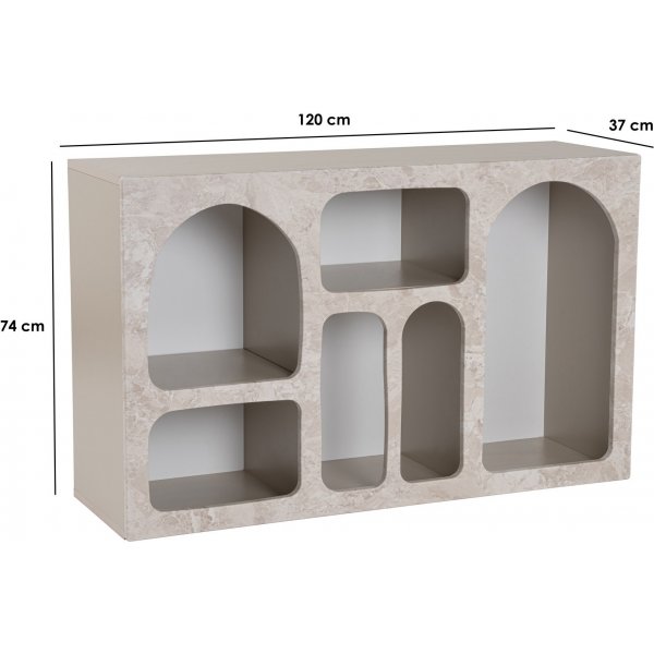 Etagère Liva L: 120 cm - Travertin Etagère Liva L: 120 cm - Travertin