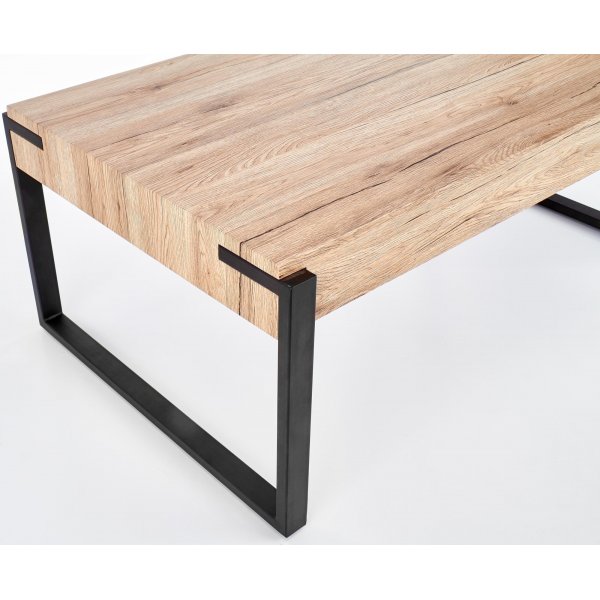 Vincent soffbord 110 x 64 cm - Ek/svart Vincent soffbord 110 x 64 cm - Ek/svart