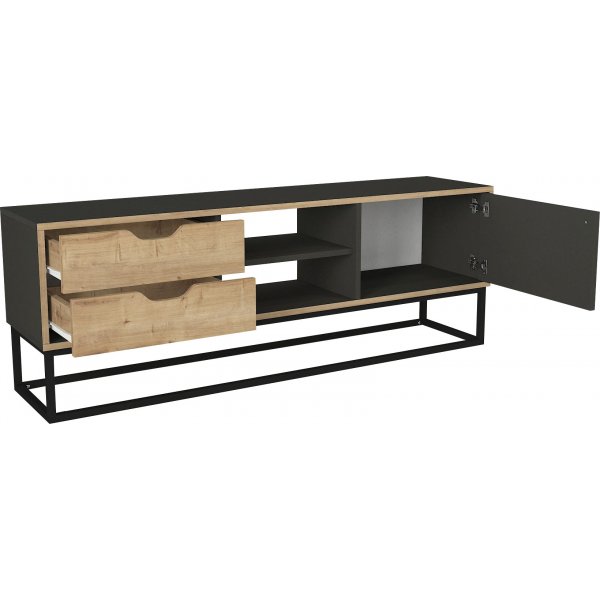 Dolores TV-bänk - Safir/antracit Dolores TV-bänk - Safir/antracit