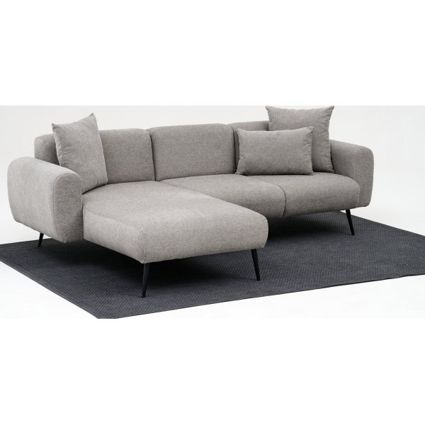 Canapé divan latéral gauche - Gris clair Canapé divan latéral gauche - Gris clair