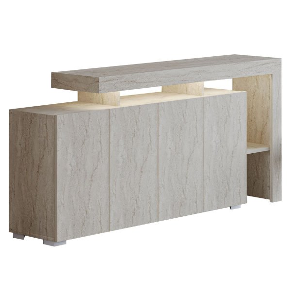 Sideboard Bellan 170 cm - Travertin