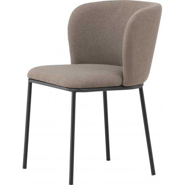 Edina matstol - Brun/svart