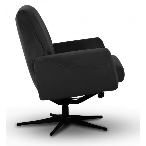 Midsjö fåtölj (Recliner) - Grå sammet Midsjö fåtölj (Recliner) - Grå sammet