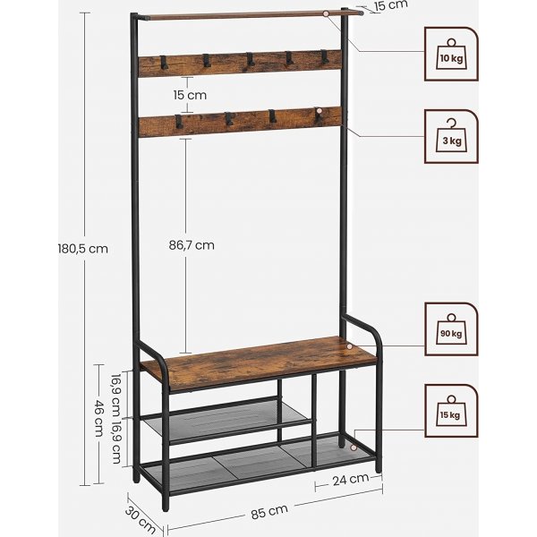 Meuble d'entre caporal - Marron/noir