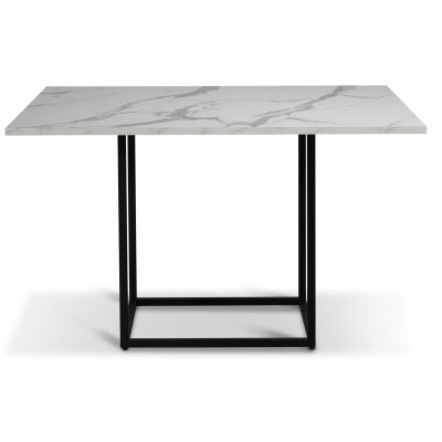 Sintorp matbord 120 cm - Vit marmor (Exklusive marmor) + Mbeltassar