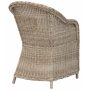 Utegrupp: 6 stolar och bord 200 x 100 cm rotting - Hampton/Mercury