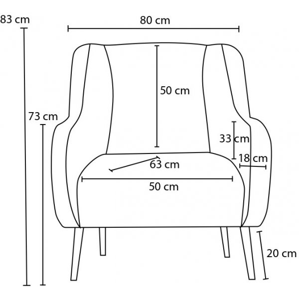 Fauteuil Revos - Marron Fauteuil Revos - Marron